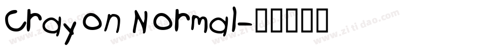 Crayon Normal字体转换
